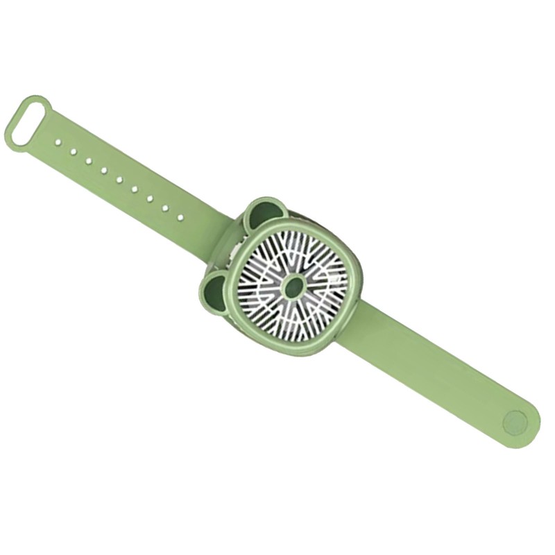 Mini Fan Watch USB Charging Rechargeable 3 Gear Portable Wrist