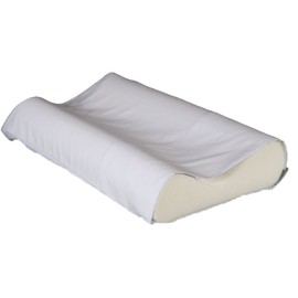 Bilt-Rite Mastex Health Smooth Double Lobe Pillow, White