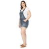 WallFlower Women's Shortalls Juniors Legacy (Standard and Plus), Thea, 2X