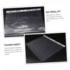 Gadpiparty 100Pcs Transparent Binder Folders Multifunctional Document Protectors for School