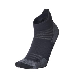 Gold Win GC23374 Running Socks, Socks, Reduces Stuffiness, Foot Support, Breathable, Unisex, Ventilation, Light, Short Socks, charcoal gray