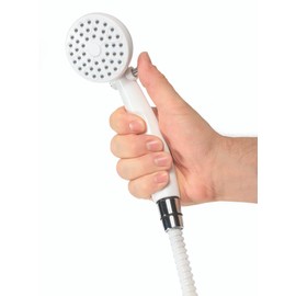Camco Manufacturing - Shower Head-Outdoor, White w/On/Off Switch, PDQ