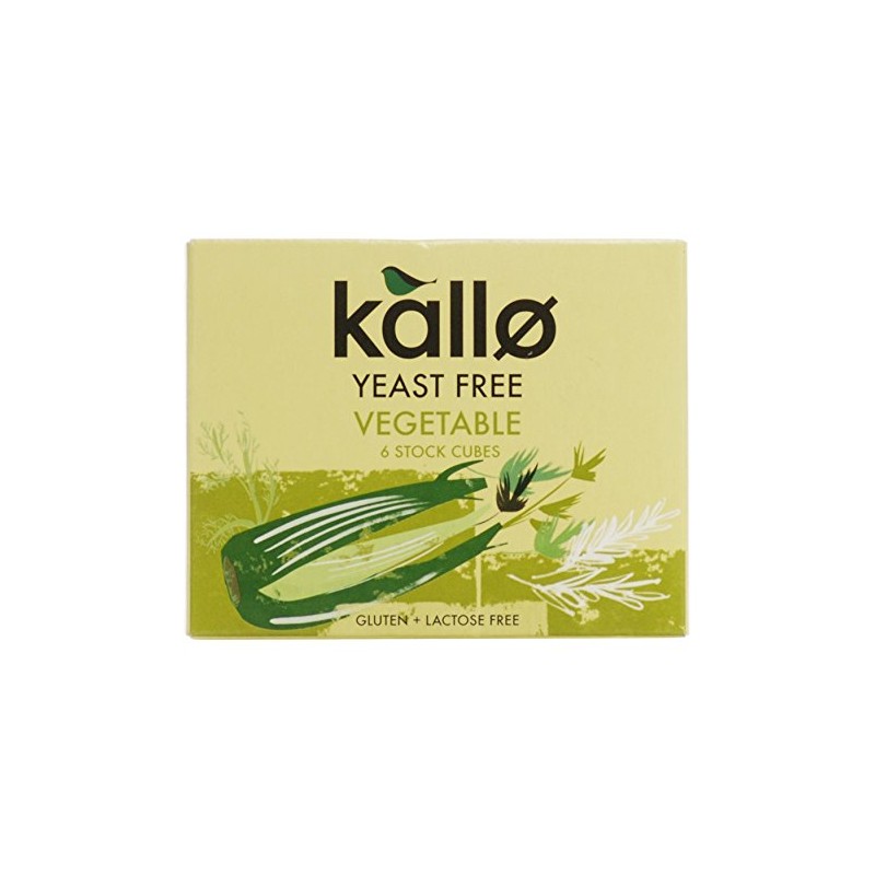 Kallo Vegetable Stock Cubes Y Free 66g