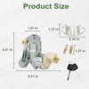 VANJING Ignition Switch Ignition Lock Cylinder Housing Assembly Compatible with