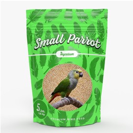 Mycelium Premium Millet – Organic, Non-GMO, High Nutritional Value Bird Food for Small Parrots, Sourced from Local USA Farms, Sustainable Farming, 5 lbs