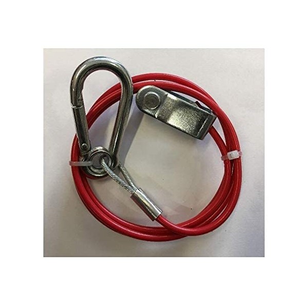Genuine Breakaway Break Away Cable PVC RED with Clevis PIN