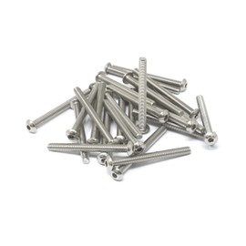 iexcell 25 Pcs M5 x 55mm Thread Pitch 0.8 mm Stainless Steel 304 Hex Socket Button Head Cap Screws Bolts Kit