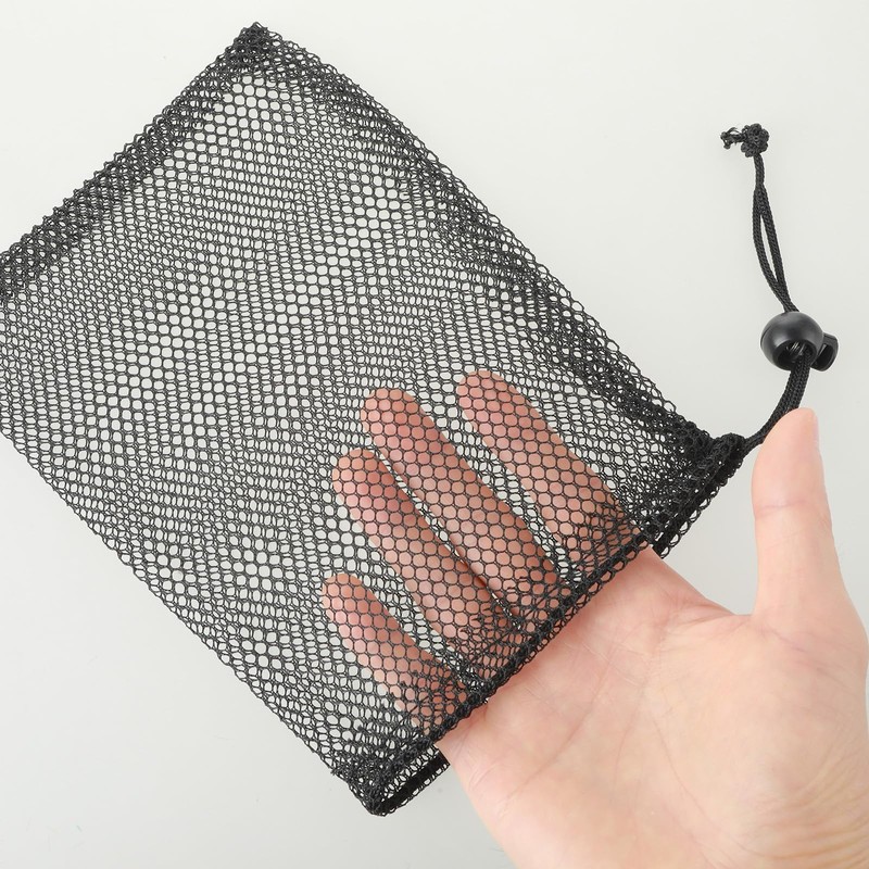 Classicseali 6PCS Small Mesh Bags, Small Net Bags Drawstring Closure,