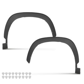 Fender Flare Pair Front Left & Right Compatible with Toyota Corolla Cross (submodel: L, LE, XLE) 2022-2023 756010A040, 756020A040, TO1291125, TO1290125