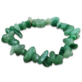 Armbänder aus rohen Edelsteinen (Smaragd)