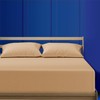AL NOOR HOME Premium Beige Fitted Sheet - 100% Pure