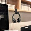 Headphone Hook，Under Desk Headphone Holder，PC Gaming Headset Holder，with 360 Degree