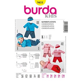 Burda B9451 Coordinates Sewing Pattern (19 x 13cm) [English Language Not Guaranteed]