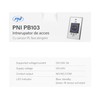 Recessed access switch PNI PB103, touchless, NO/NC/COM, 12V/24V DC, status