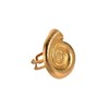 Seashell Ring - Glossy Gold-Plated Color Snail Opening for Women