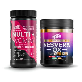Resveratrol Antioxidante Salud Celular Y Multivitaminico Para Mujer Salud Piel Cabello Uas Digestin                                                   