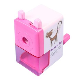 WOIWO 1PC Cartoon Cat Pencil Sharpener Cute Stationery Children Gifts Cute Hand Shaker Pencil Sharpener School Office Supplies