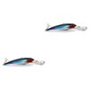 Kisangel Lure Set 2pcs 11cm Realistic Fishing Lures for Bass