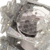 Silver Snowflake Christmas Tree Topper Lighted 3D PVC Christmas Tree