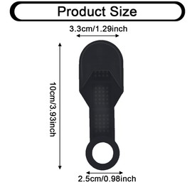 Jaxbo Non-Slip Hanger Grips, Clothing Non-Slip Rubber Hanger Strips, Hanging Gripper - Stretchable & Eco-Friendly Fit on The Ends of Wooden Hangers, 12PCS (Black)