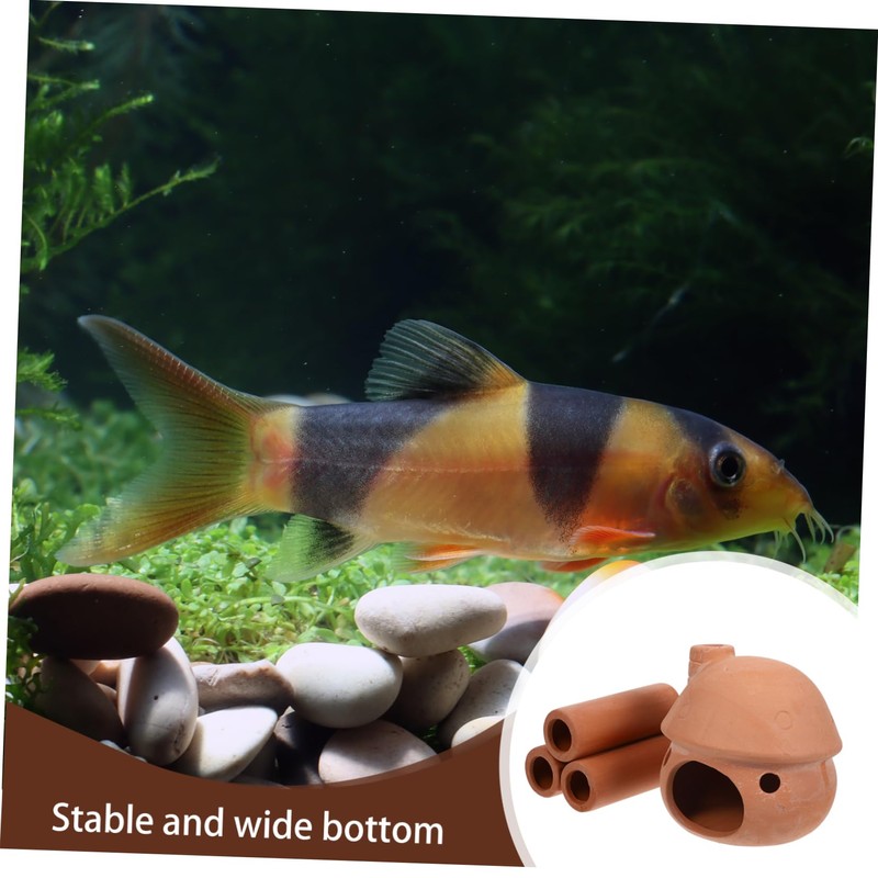 BUGUUYO Underwater Fish Cave Fish Tank Cave Decor Shrimp Breeding