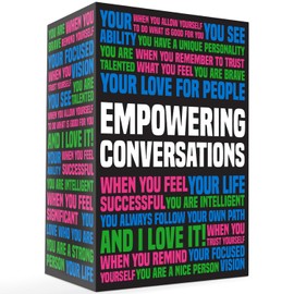 Juego de cartas Tavion "Empowering Conversations" - Revela fortalezas, profundiza las conexiones e inspira un diálogo de unión. Perfecto para familias, amigos, equipos y asociados en cualquier reunión