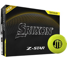 Srixon Z-Star 9 Yellow Monogrammed Golf Balls - 2025 Model