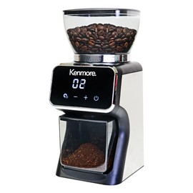 Kenmore Conical Burr Espresso Coffee Bean Grinder Digital 30 Grind Sizes for Home Use Smart Dosing By Cup Time Or Portafilter Precise Grinding For French Press Drip Coffee Pour Over & Cold Brew