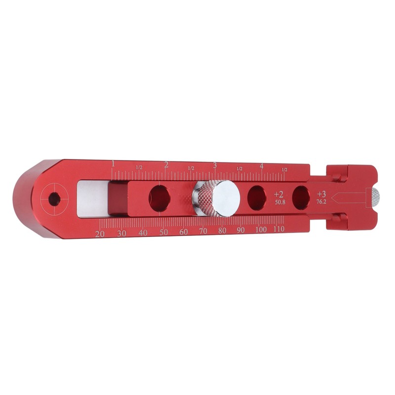 Woodworking Compass Scriber Adjustable Metric British Aluminum Alloy Fixed Point
