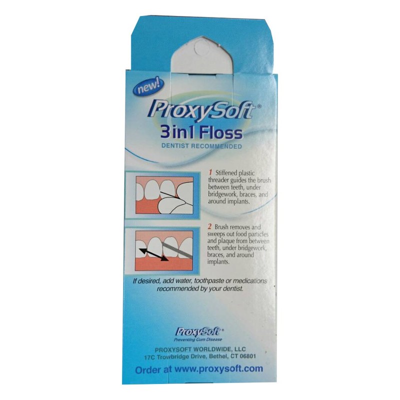 Proxy Soft (Sorton) 3 in 1 Floss, Pack of 100