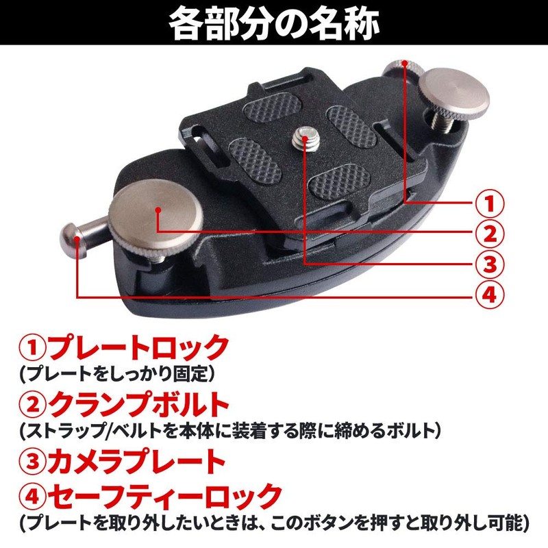 seathestars Camera Quick Release Camera Clip Camera Holster Holder Quick