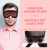 Sleep Mask, Super Soft Eye Masks with Adjustable Strap, Lightweight
