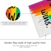 Pride Progress Rainbow Garden Flag Love Always Wins Flag 12x18
