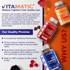Vitamatic Prebiotic Fiber Gummies for Adults, 7G Extra Strength, Zero