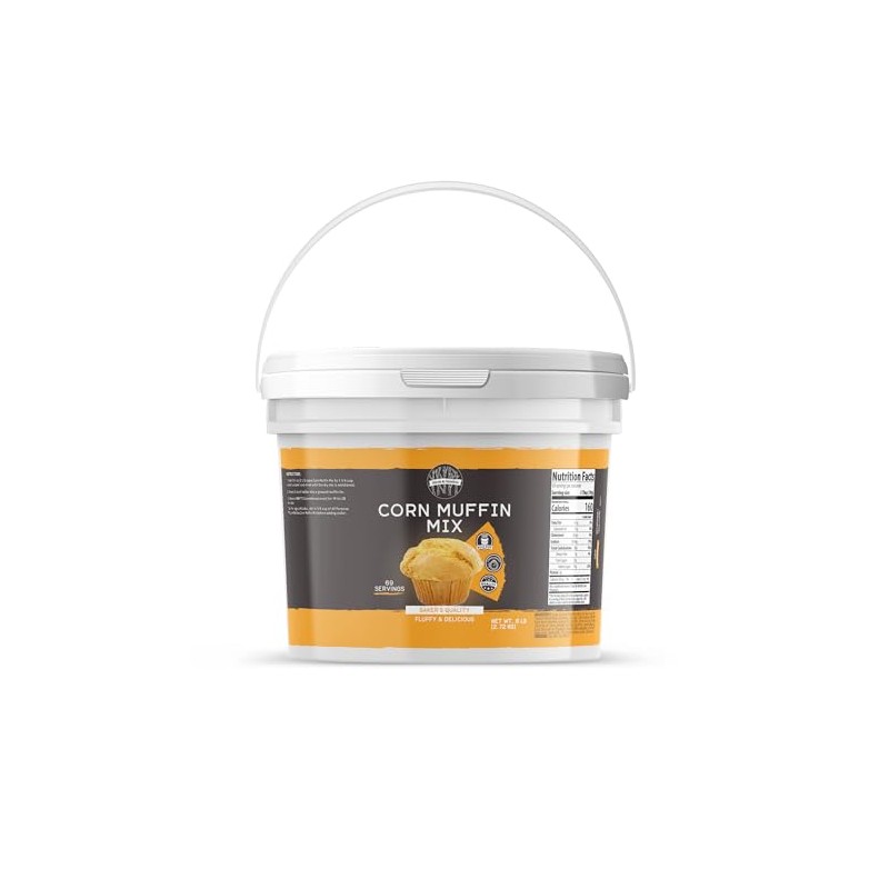 Birch & Meadow 1 Gallon of Corn Muffin Mix, Crumbly