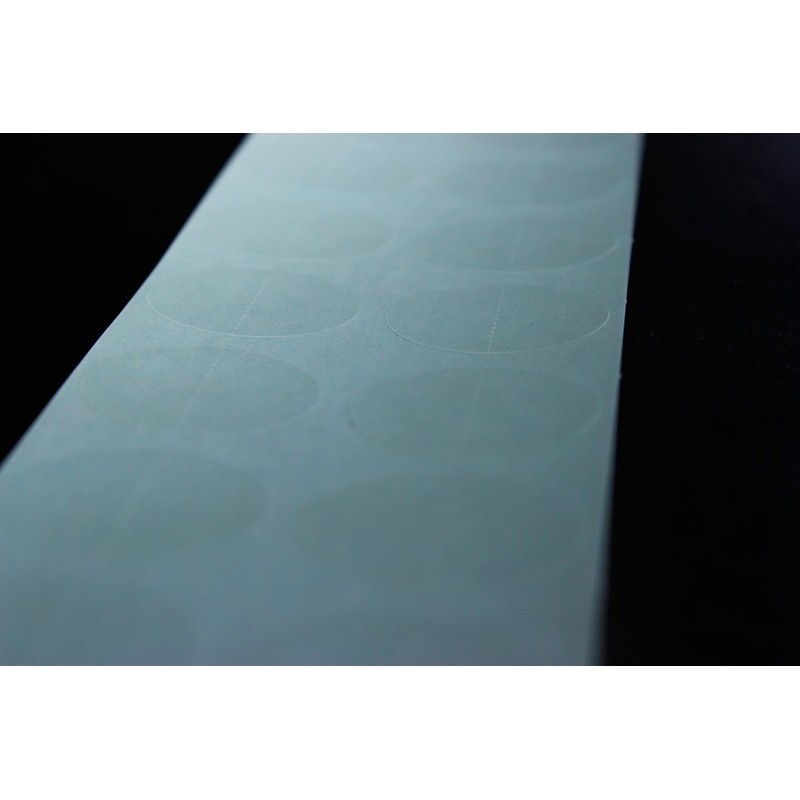 Sealing Seals (Perforated), Clear, Oval Sealing Seals for Commercial Use
