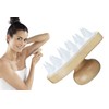Maximex Wellness Massage Brush 2-in-1 - Waterproof Bath Brush, Wood,