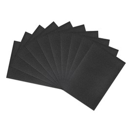 sourcing map 10pcs Sandpaper 100 Grit 18 x 12 Inch Waterproof Backing Silicon Carbide Abrasive Wet Dry Sanding Sheets for Wood Finishing, Metal Sanding, Automotive Polishing