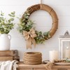 32 Ft Wired Jute Twine, Bendable Wired Twine for Wreaths