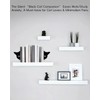 Metal Cat Bookends, 1 Pair Cute Cat Bookends for Shelves