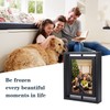 EXYGLO 2 Pack 5x7 Rustic Rotating Floating Picture Frames, Photo