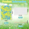 Qualirey 50 Pack Dual-Sided Sticky Traps Fruit Fly Trap 6x8