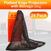24 Pack Flatbed Edge Protectors with Carrying Case 4" Winch
