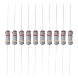 YOKIVE 100pcs Carbon Film Resistors 1W 120 Ohm 5% Tolerance Resistors for DIY Electronic Projects 4 Color Bands 60x3.5mm