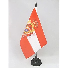 Desk Flag 21x14 cm Grand Duchy of Tuscany – Grandu Cato di Toscana Table Flag Flag 14 x 21 cm AZ Flag