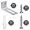 Qezodsx Brackets Mounting Brackets Whiteboard Installation Hardware Kit Wall Hanging