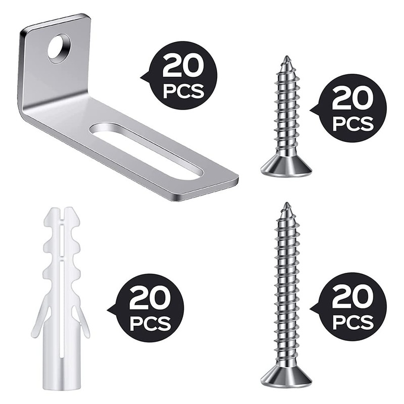 Qezodsx Brackets Mounting Brackets Whiteboard Installation Hardware Kit Wall Hanging