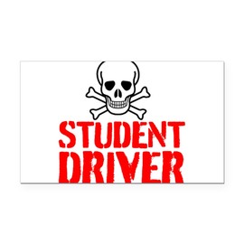 CafePress Student Driver Rectangle Car Bumper Magnet