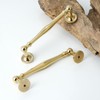 3 Pack Solid Brass Cabinet Pulls 5" Hole Center Drawer