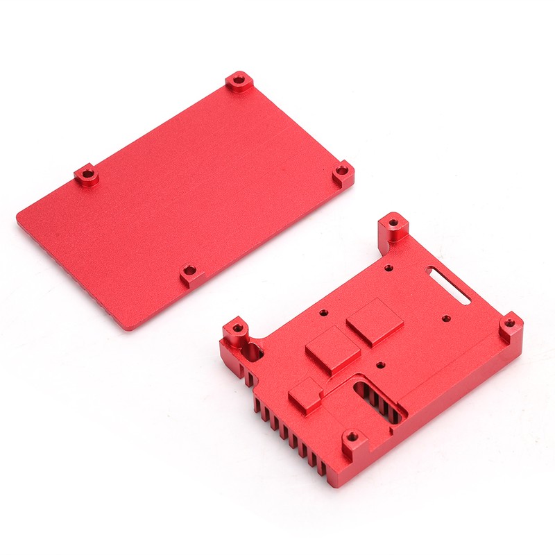 Case for Raspberry Pi 4 Aluminum Alloy Protective Enclosure with